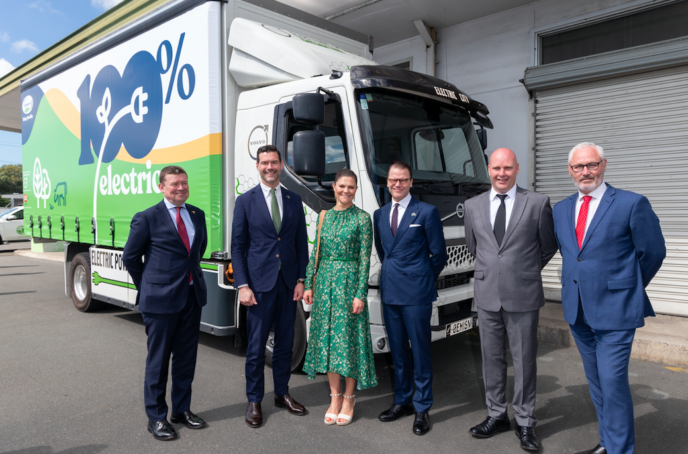 Royal treament for Fonterra’s new electric truck