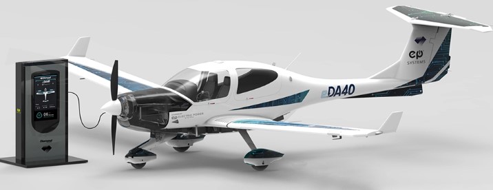 Electric-fast-charging-aircraft-Diamodn-Aircrafts-eDA40