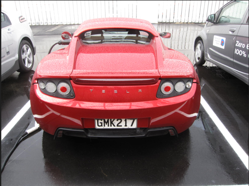 EV-charger-opening-2014-Alexander-St-Whangarei-Steve-Wests-Tesla-Roadster
