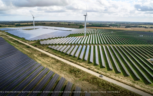 JLR-renewable-energy-storage-from-used-car-batteries
