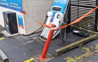 Counties-Energy-Waiuku-EV-charger-hit-by-vehicle