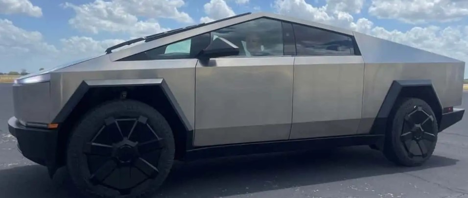 Tesla-Cybertruck-production-ready-model-Elon-Musk-driving