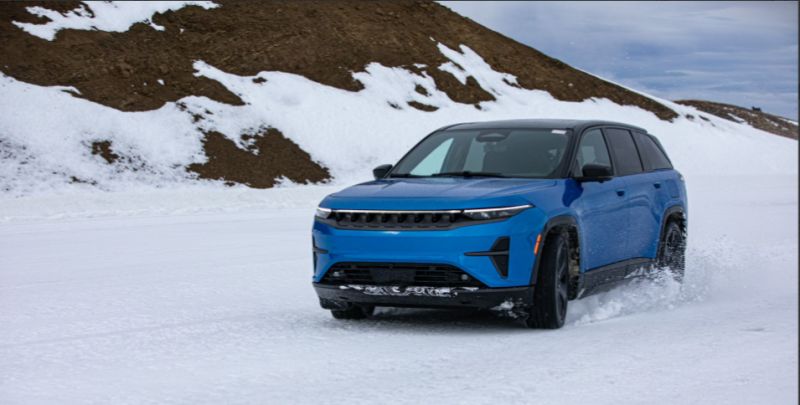 Jeep Wagoneer S BEV winter testing NZ