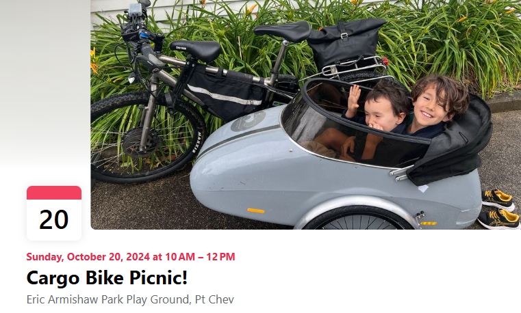 EBT Cargo Bike Picnic October 20, 2024