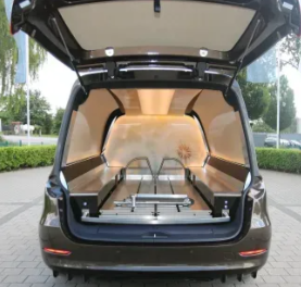 Mercedes-Benz EQE hearse interior