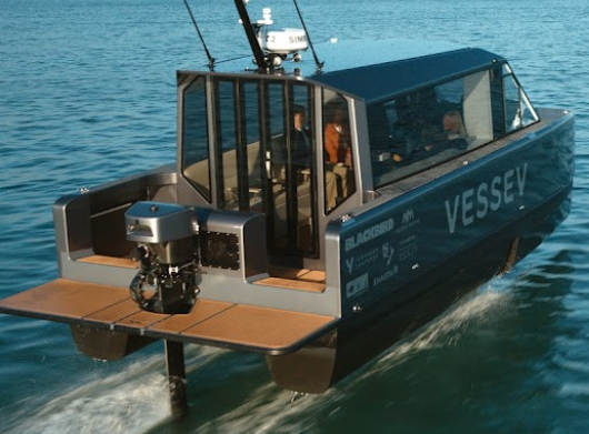 Vessev VS-9 electric hydrofoiling vessel