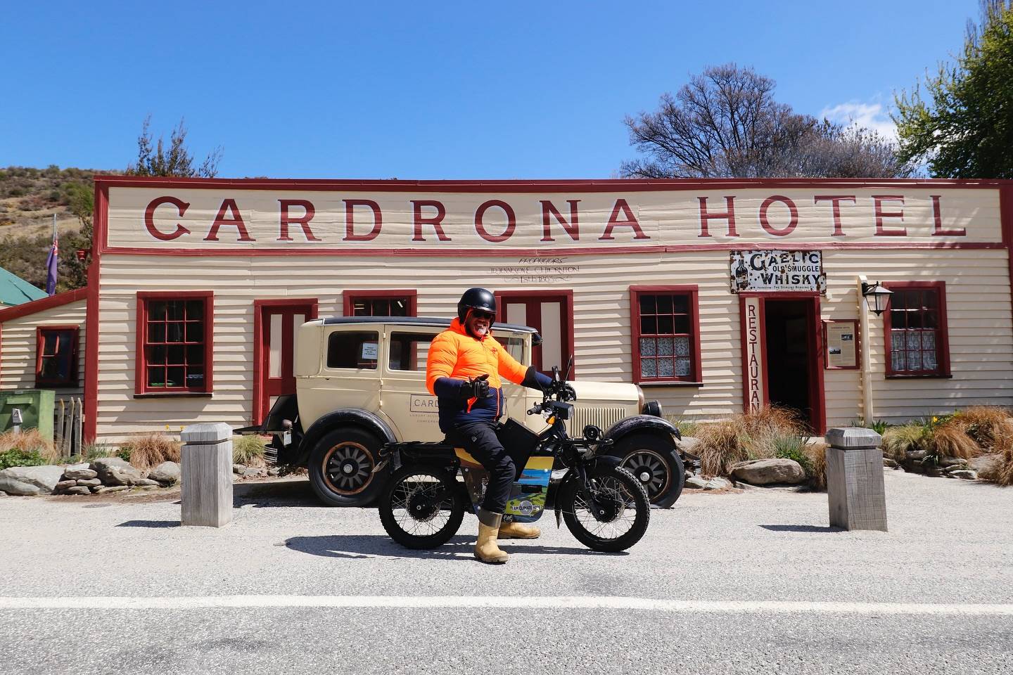 Mike King on UBCO at Cardrona