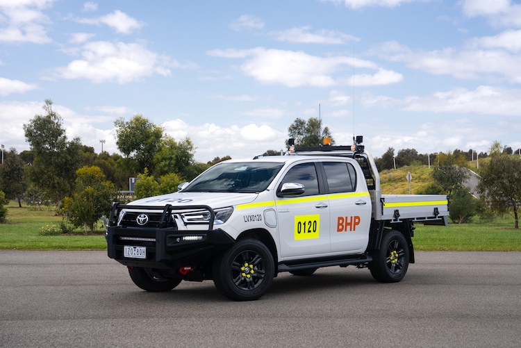 Toyota Hilux BEV BHP trial