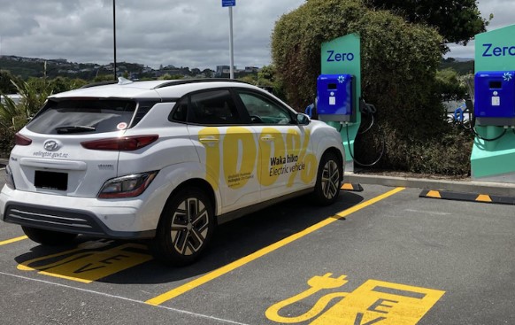 Wellington City Council EV chargers