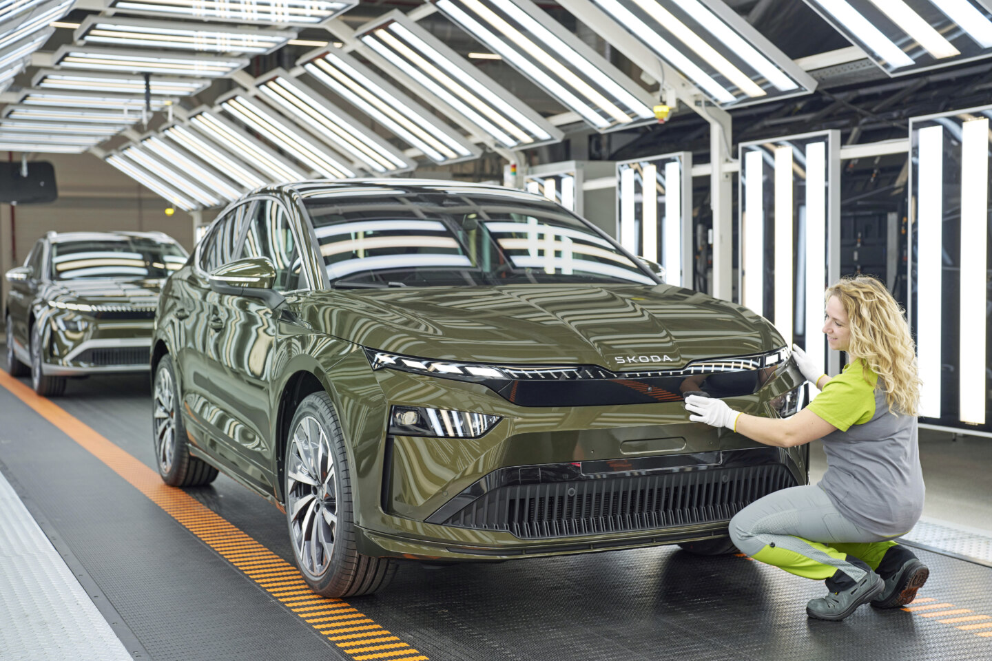 Skoda Enyaq production