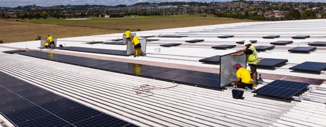 Solar at The Pride Lion NZ East Tamaki brewery