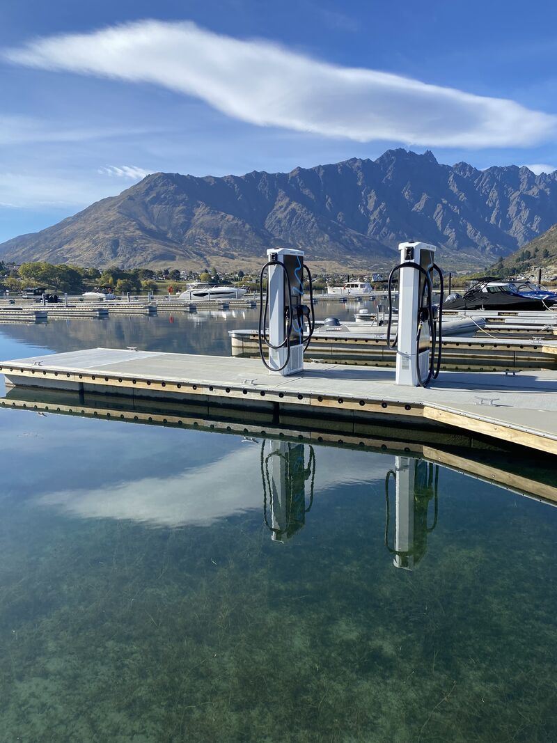 Tritium boat EV chargers