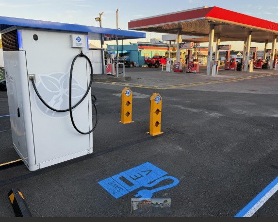EV charger Gisborne Caltex