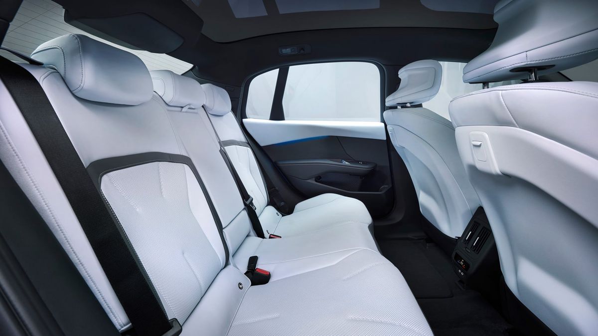 Rear seats of the BMW i3