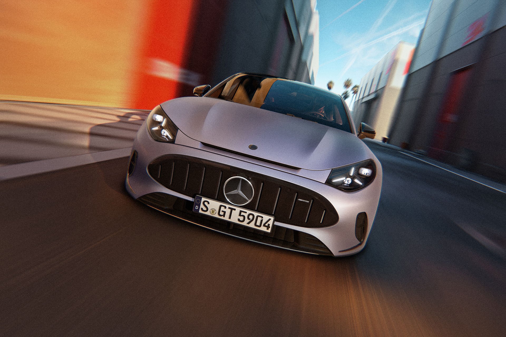 Mercedes-AMG GT 53 side profile