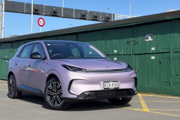 Arcfox T1 in Twilight Purple front three quarter