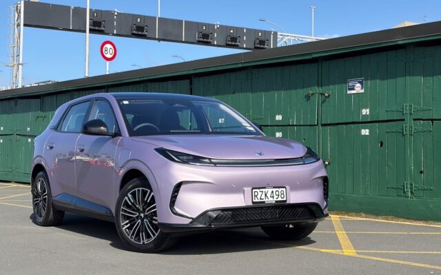 Arcfox T1 in Twilight Purple front three quarter