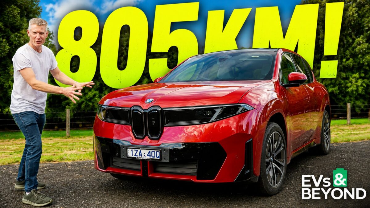 BMW iX3 50 xDrive: 805km of WLTP range from a 113.4kWh battery.
