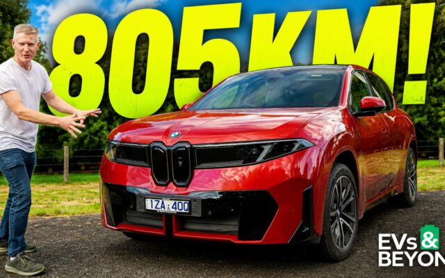 BMW iX3 50 xDrive: 805km of WLTP range from a 113.4kWh battery.