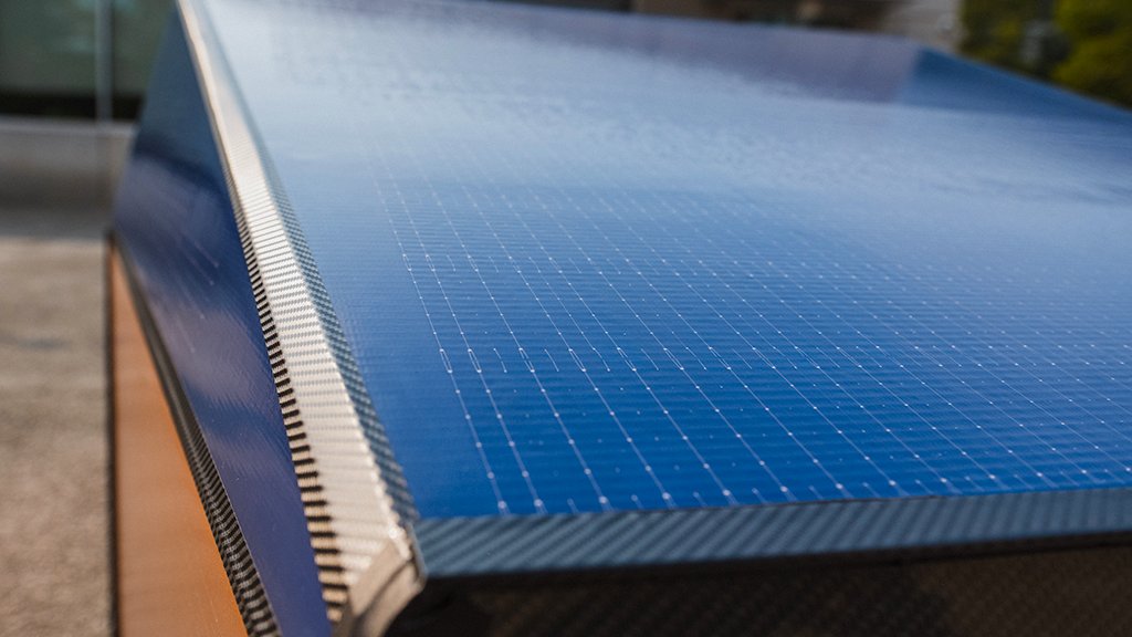 Overhead view of the Deep Orange 17 showing solar cells across its body