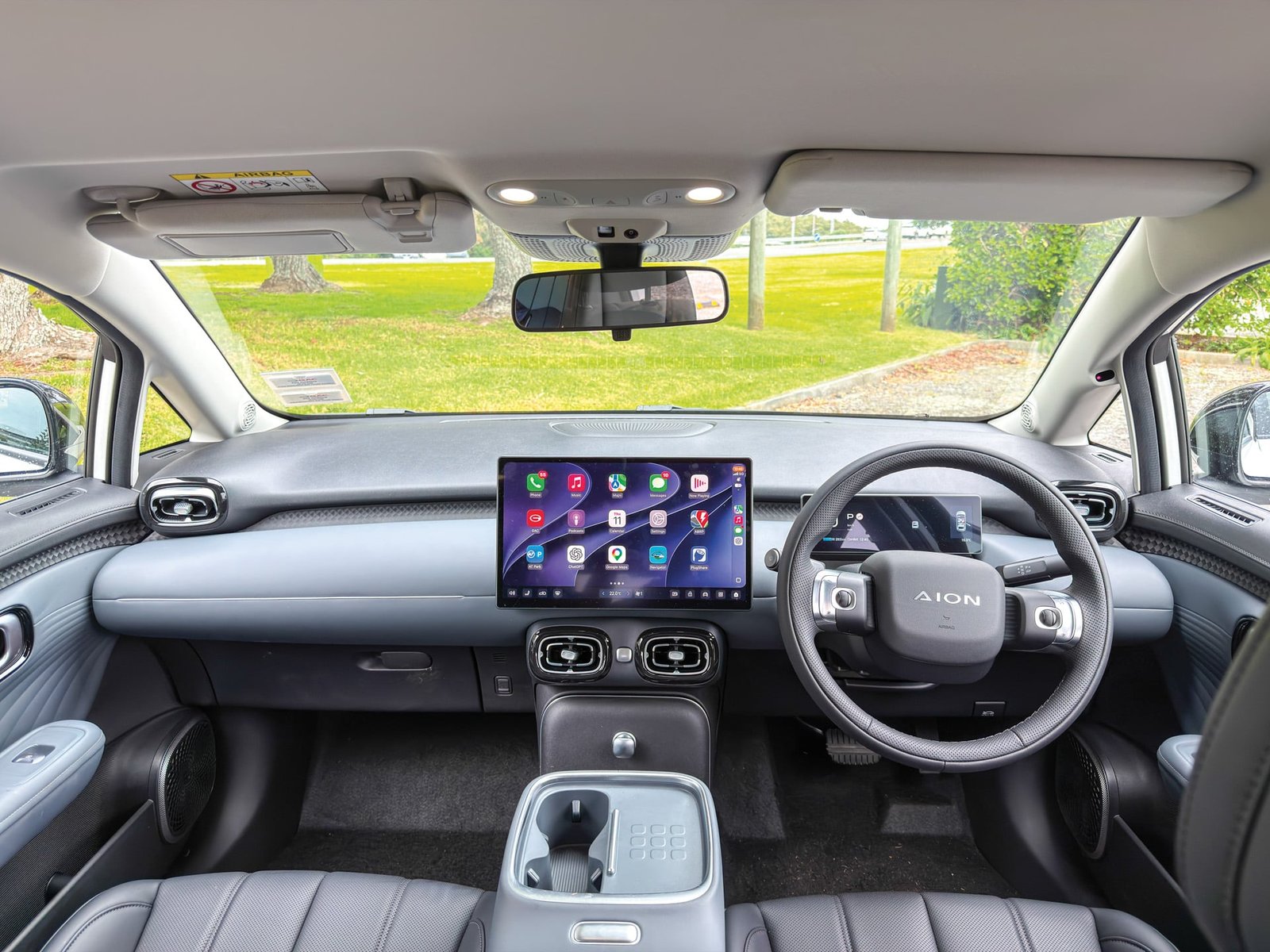 GAC Aion UT interior with 14.6-inch touchscreen