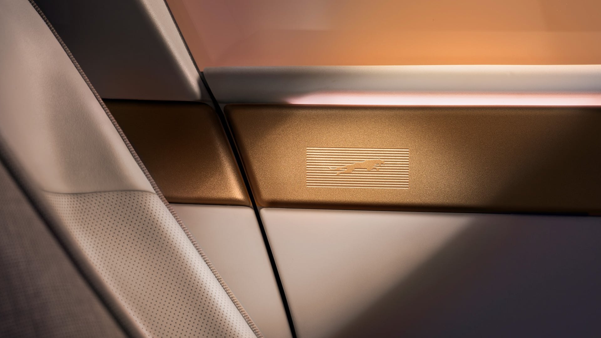 Jaguar Type 01 interior rear detail
