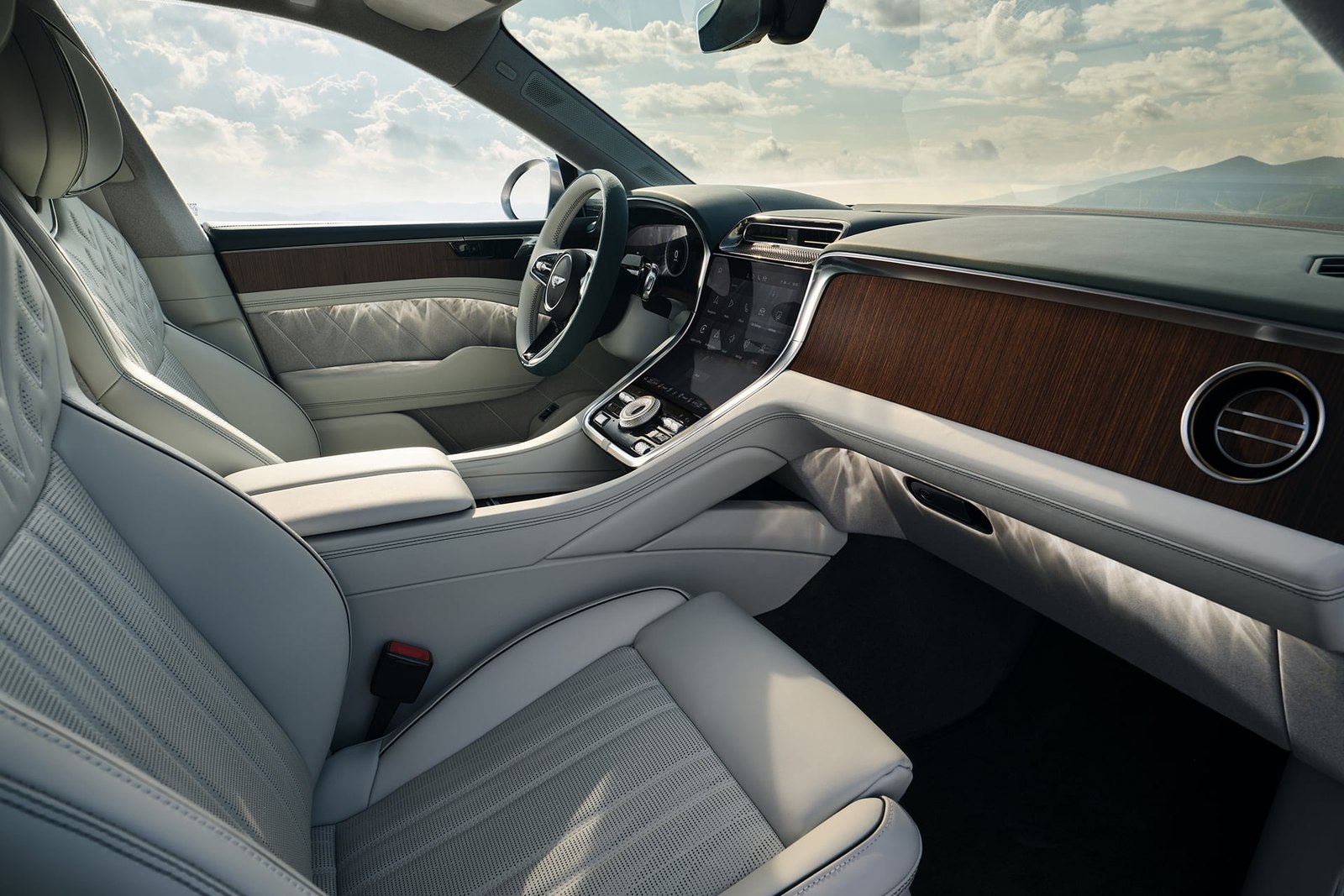 Bentley Torcal interior with merino wool trim
