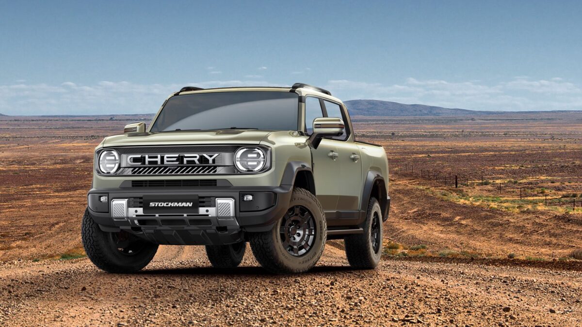 Chery Stockman ute in the outback
