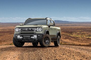 Chery Stockman ute in the outback