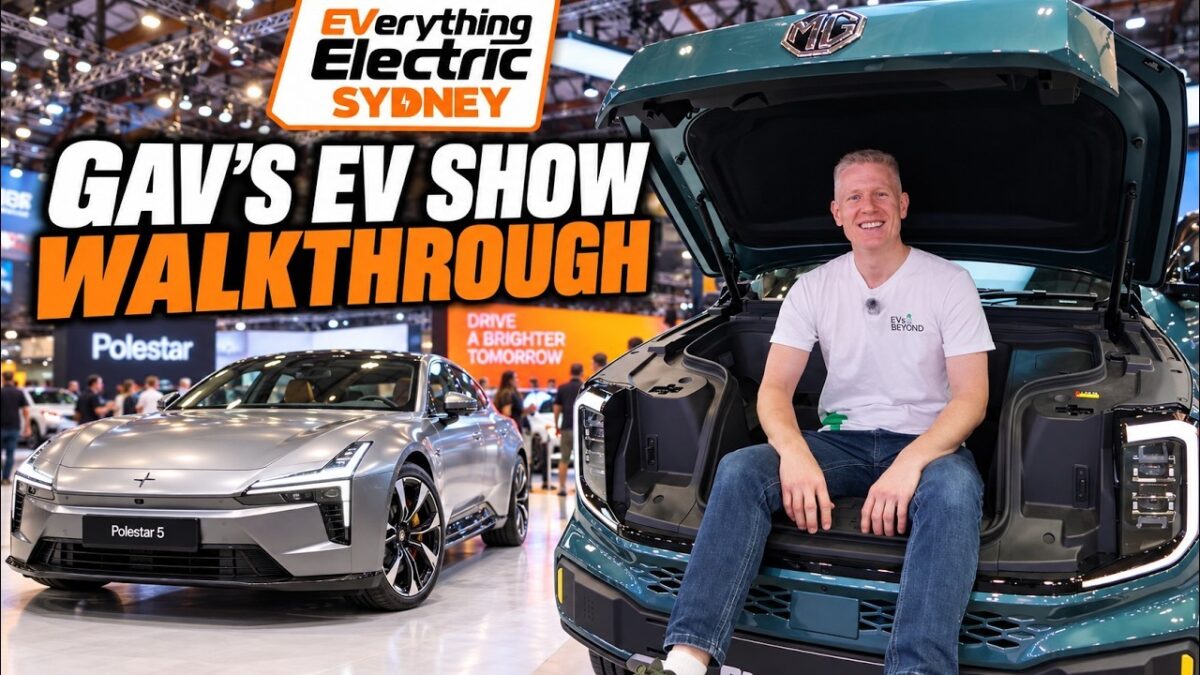Gavin Shoebridge at Everything Electric Sydney 2026