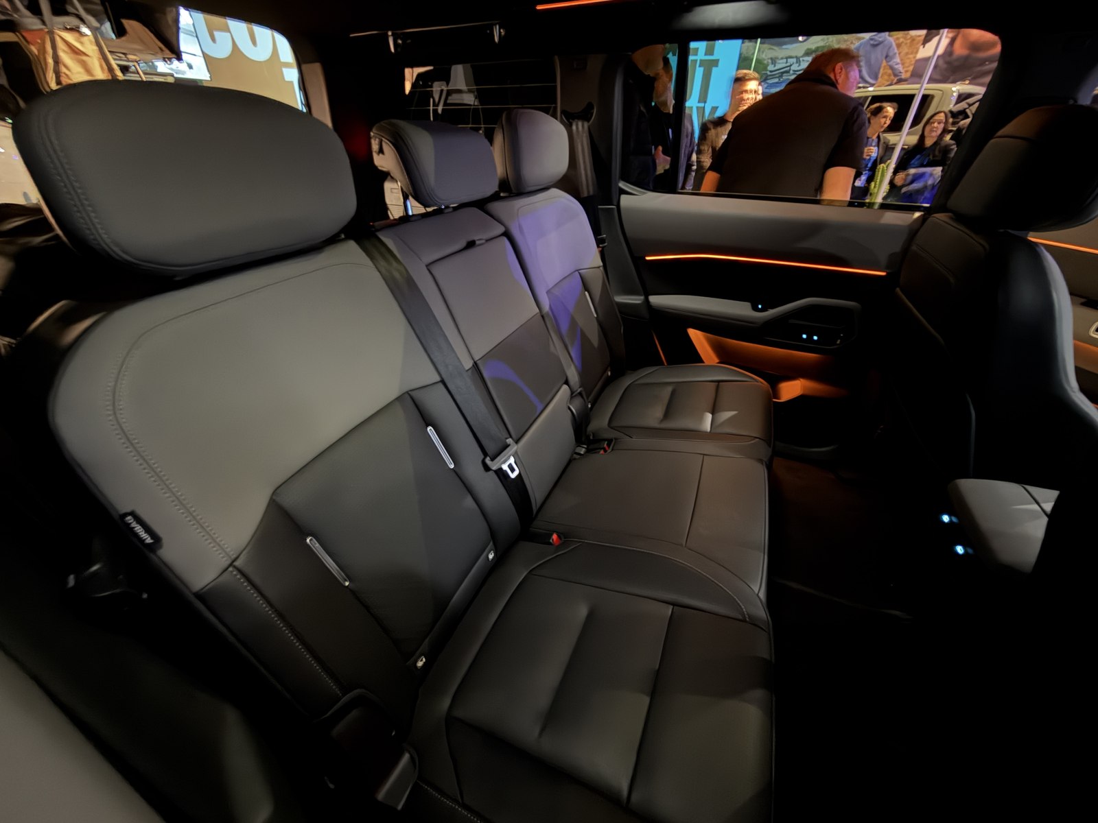Ford Bronco Basecamp rear seats