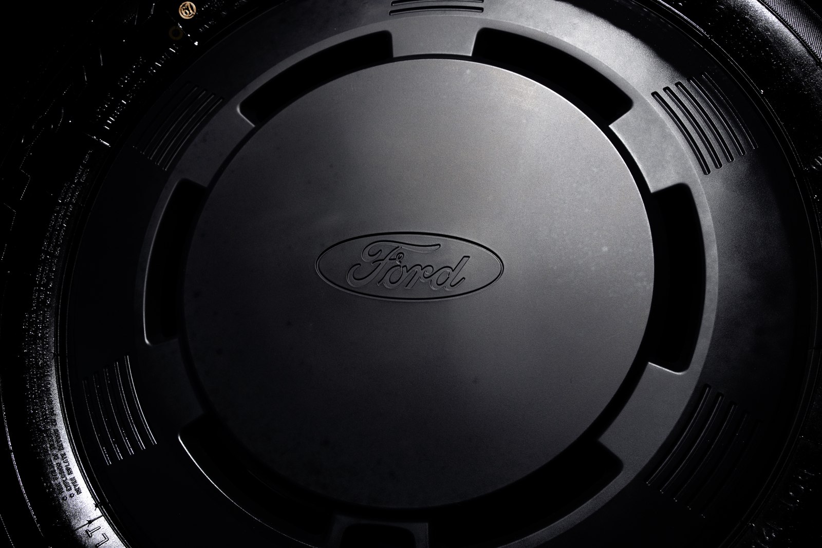 Ford Transit City aero wheel cover with Ford badge