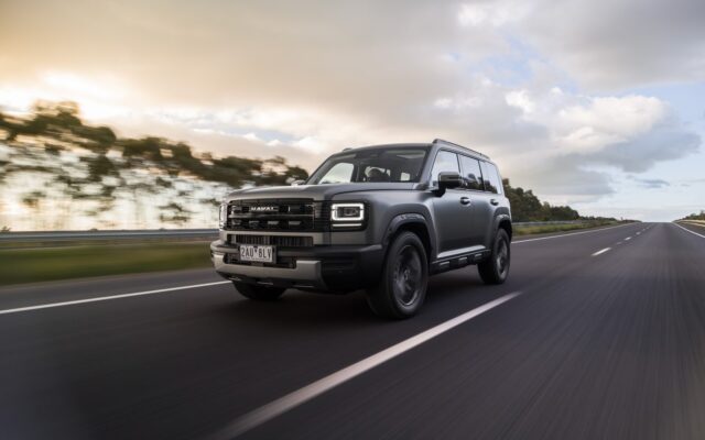 GWM Haval H7 front three quarter on the road