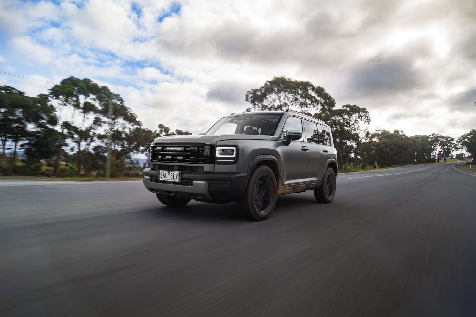 Front view of the GWM Haval H7 on a sealed road