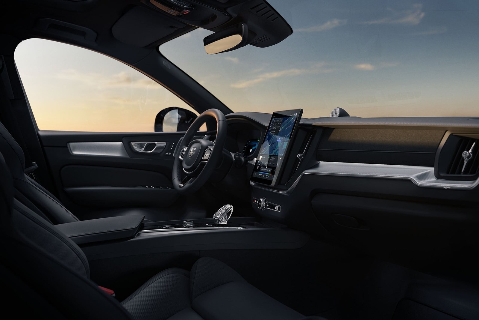 Volvo XC60 dashboard with 11.2-inch touchscreen