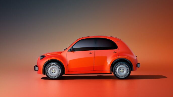 Citroën 2 CV Concept side profile