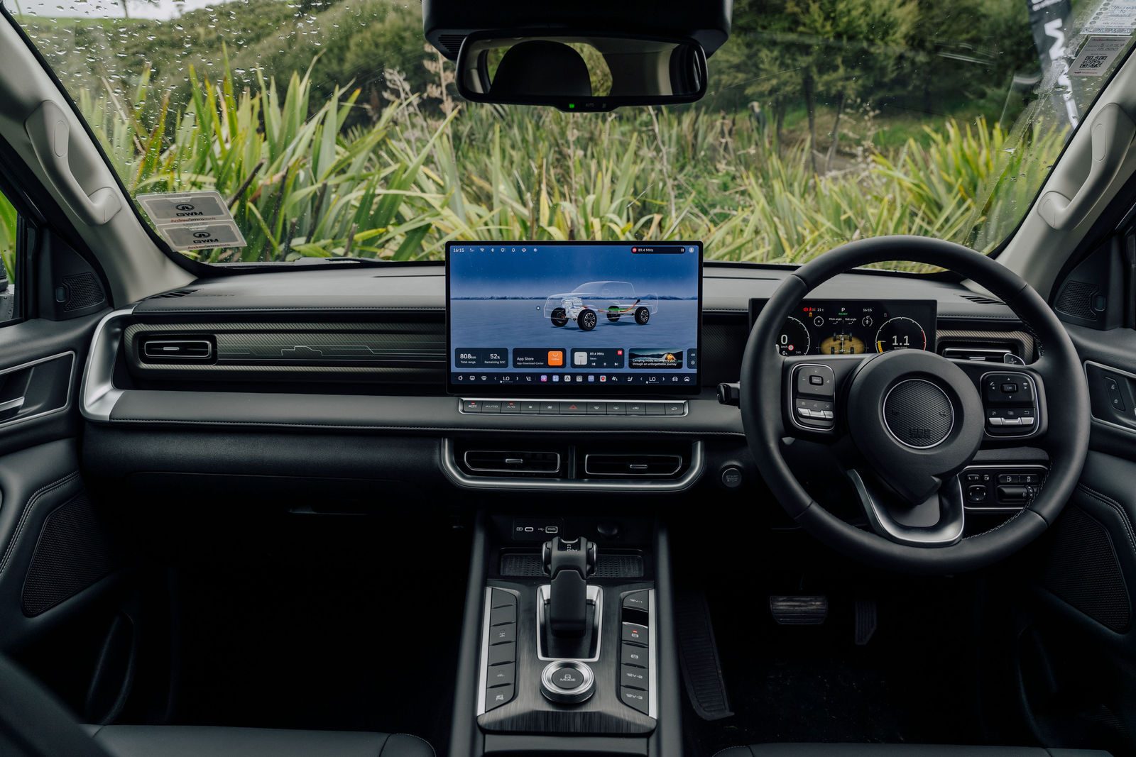 Haval H7 PHEV dashboard with central touchscreen and digital driver display