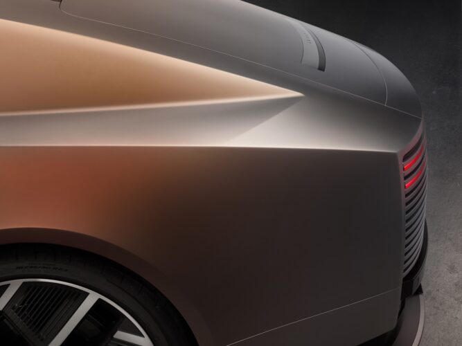 Jaguar Type 01 rear quarter panel