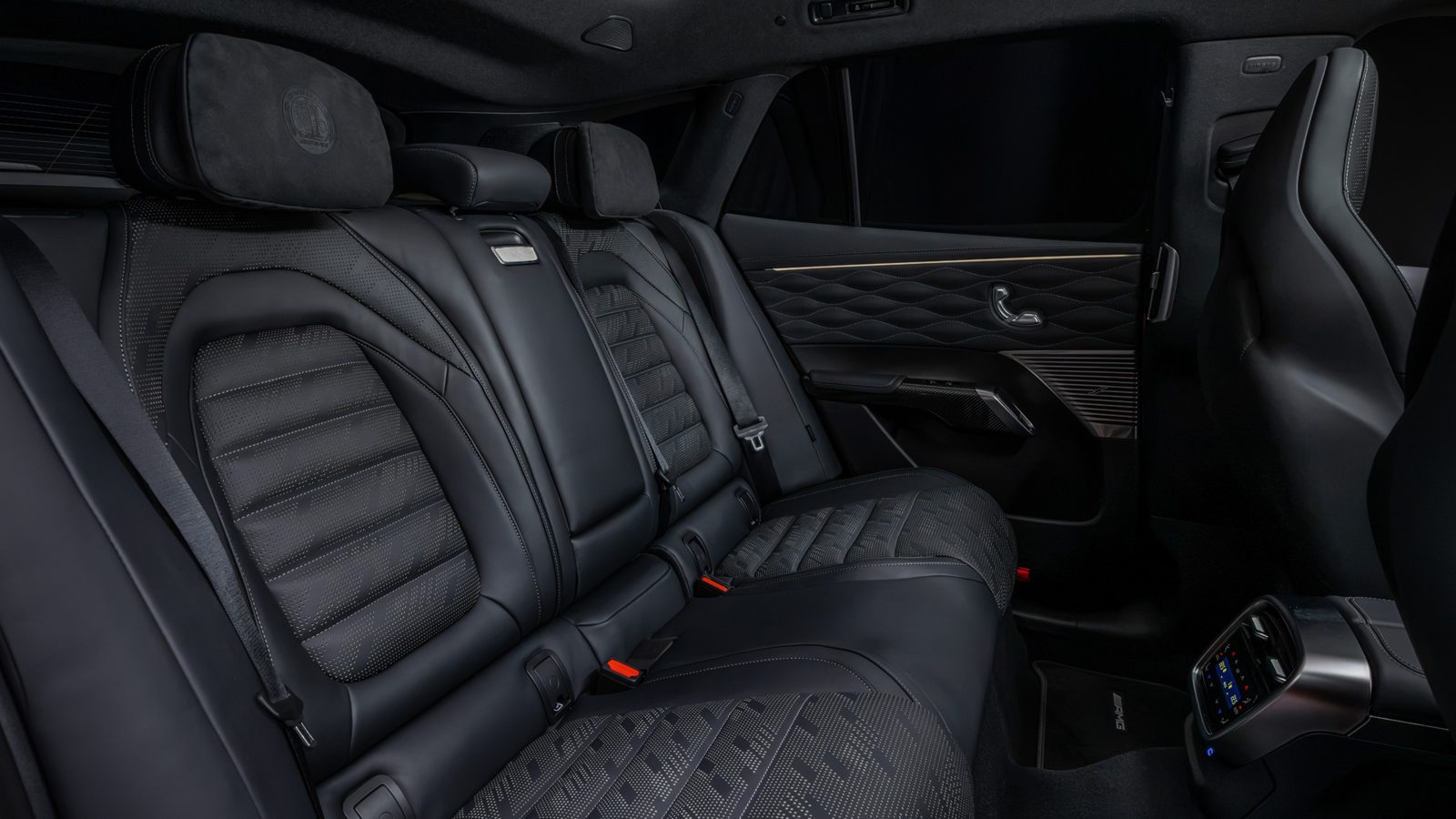 Rear seats of the Mercedes-AMG GT SUV