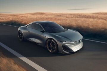 Peugeot RCZ Vision electric coupé concept front